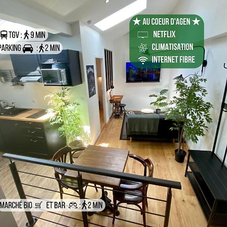 Le Bistrot - Au Coeur D'Agen - Self Checkin - Wifi - Netflix - Smart Tv - Luqs Fr Daire Dış mekan fotoğraf